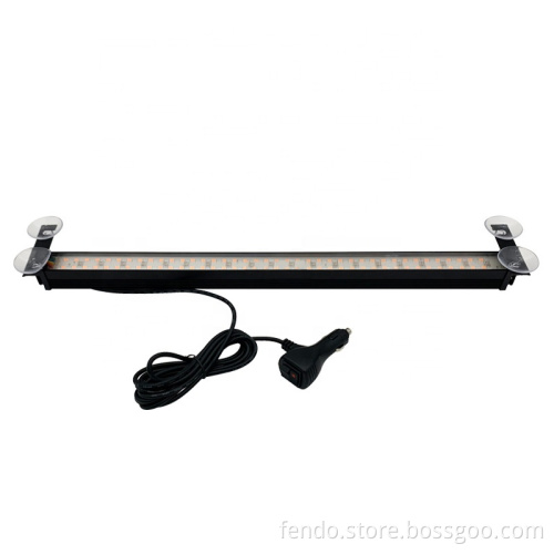 80 LED 80W 50cm Windshield Strobe Warning Light Bar